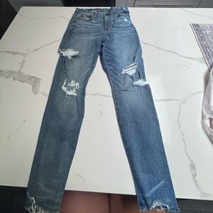 super stretch american eagle jeans size 6